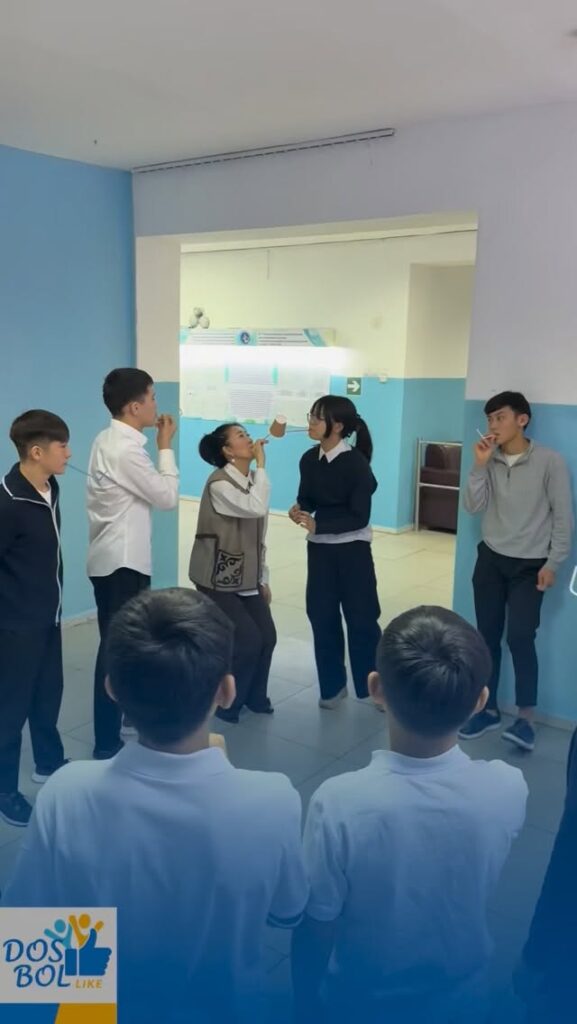 🔹“Досбол LIKE:достық қолын соз” Республикалық акциясы аясында 8АҚ сынып ұжымымен…